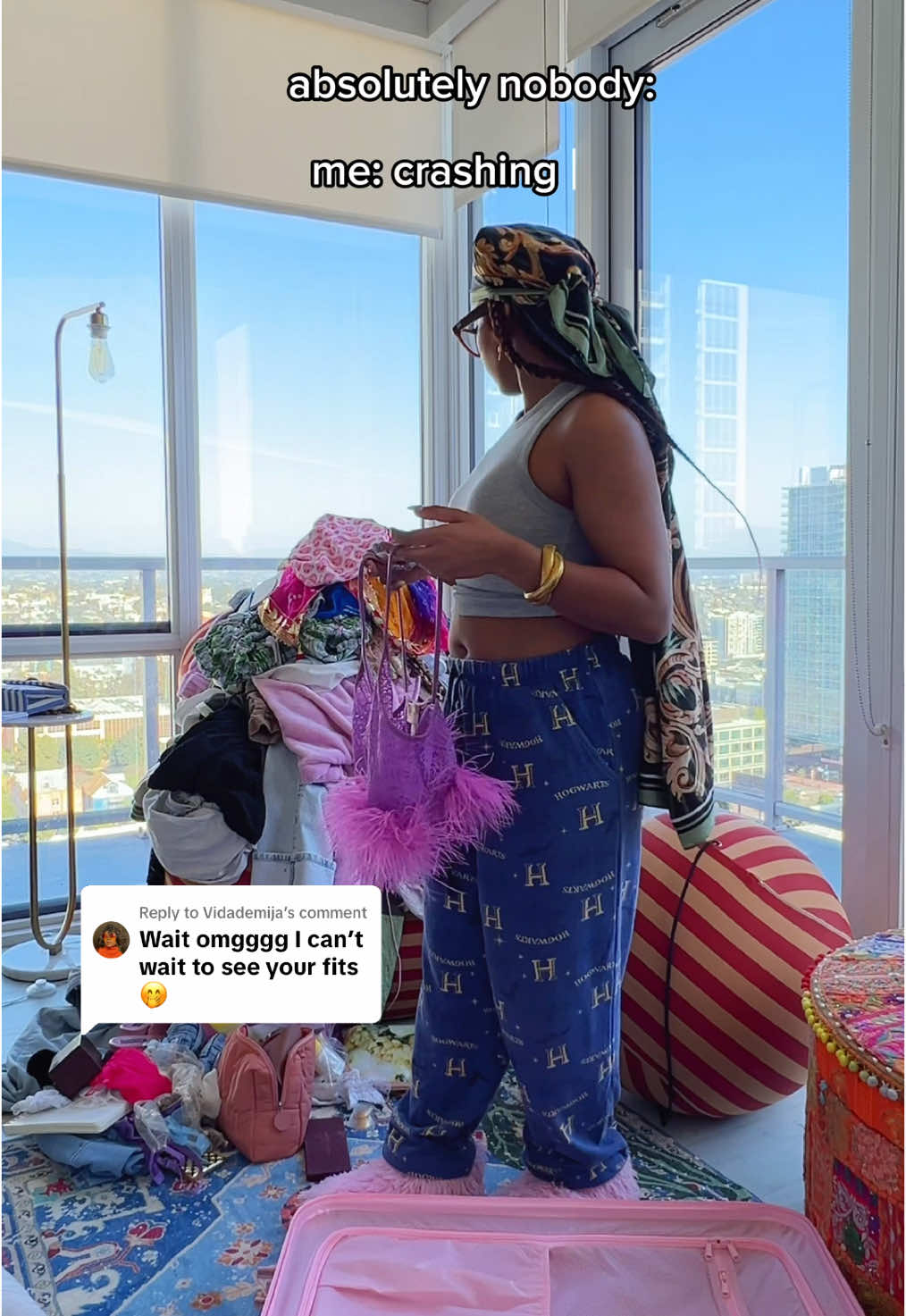 Replying to @Vidademija slayed. misssed. traumatized. 1/3 slayed. girrrrl the internet is meannnn im staying insideeee #stagecoach2025 #planningmyoutfits #packwithmeforatrip 