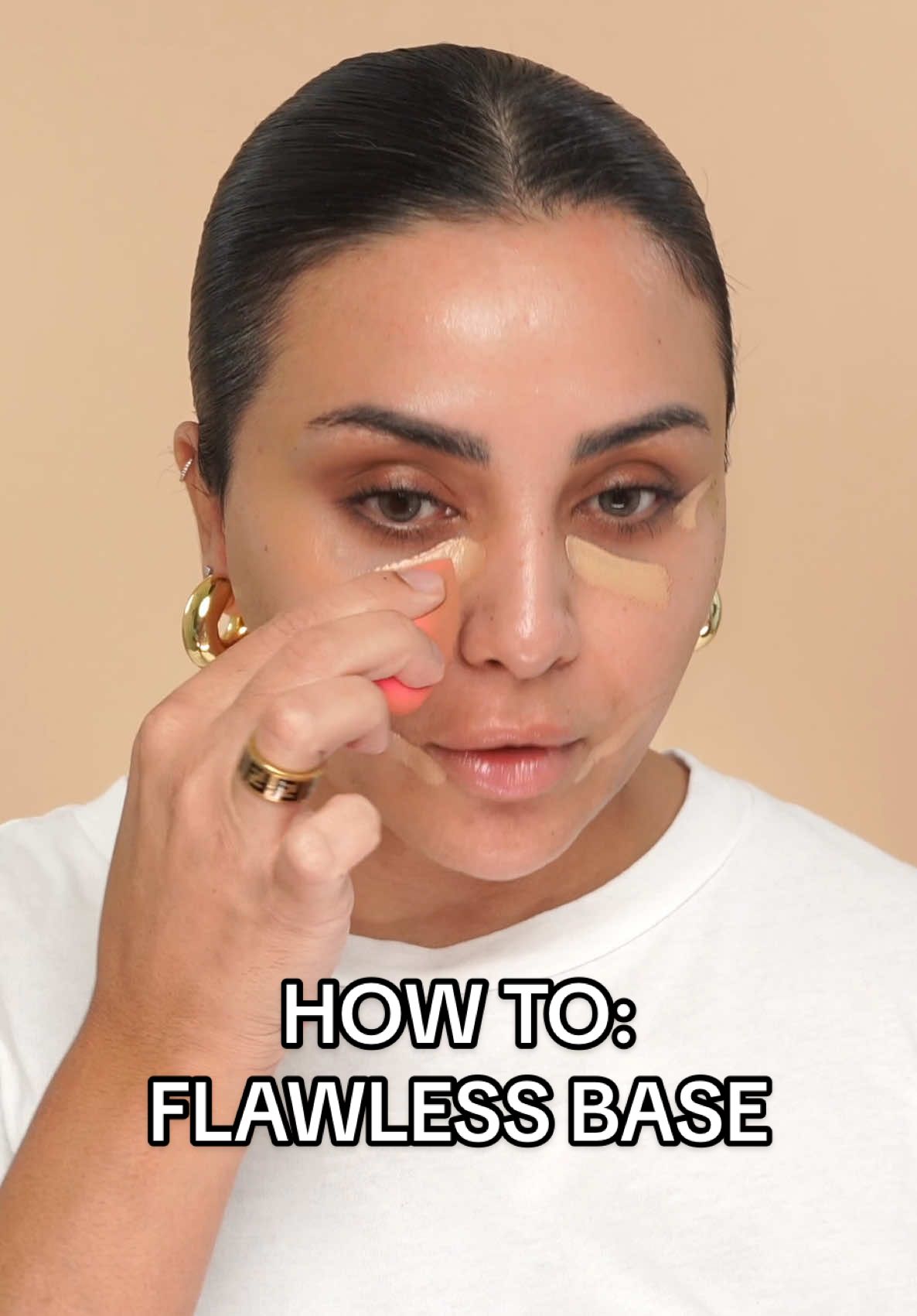 Flawless Base 🫶🏽 #makeup #makeuptutorial #howtobeauty #makeuphacks #makeuptips #makeuptransformation #makeupartist #contour #contouring #flawless #foundation 