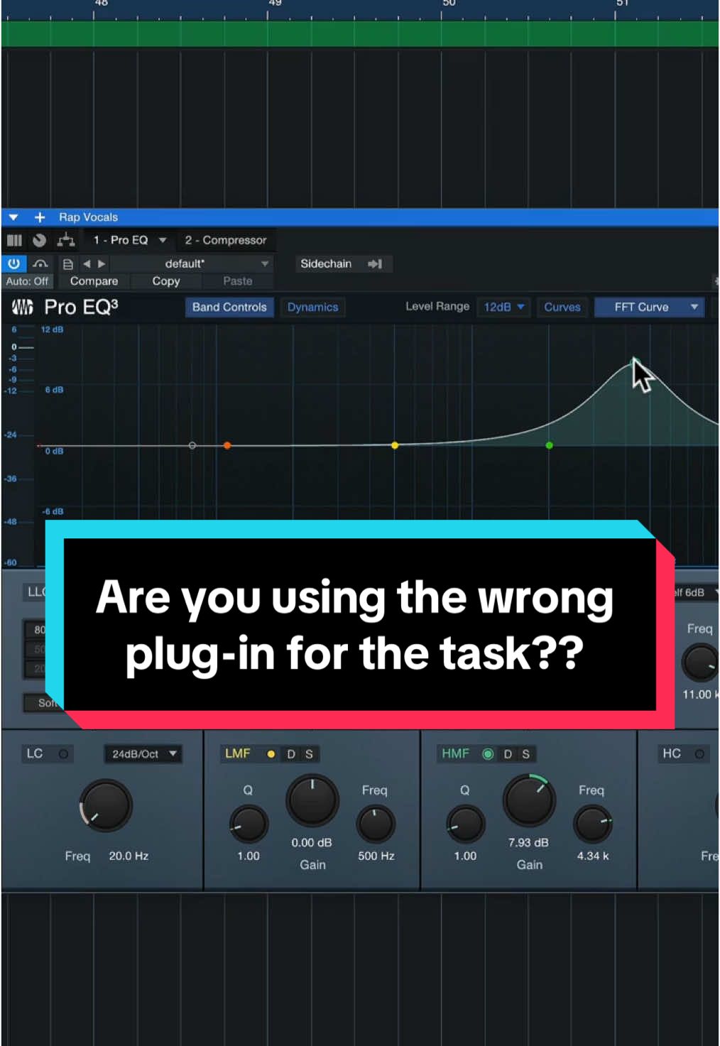 Are you using the right tool for the job? It's important to first define what you're trying to achieve, and then understand which tool or plug-in can help you get the desired outcome.⁠ ⁠ In this example, Gregor explores the difference in a vocal tone when applying a compressor versus an EQ.⁠ ⁠ Dive deeper in the full video at the 🔗 in bio.⁠ - #presonus #studioone #audiotok #plugins #audioproduction #musicproduction #recording #studio #recordingstudio #audiotip 