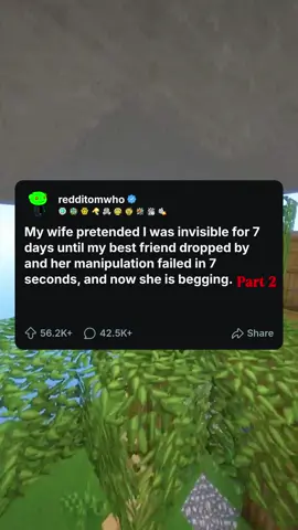 My wife pretended I was invisible for 7 days until my best friend dropped by and her manipulation failed in 7 seconds, and now she is begging.