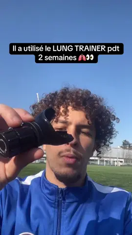 Utilise le Lung Trainer de VitalPeak  pour augmenter ton endurance et booster ta respiration #vitalpeakfit #football #lungtrainer #respirationconsciente #poumons 
