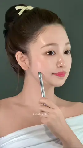 Super Natural Korean Glass like Glowing Skin beautiful #facial #facemassage #satisfy #facecare #facecareroutine #glowingskin #glassskin 
