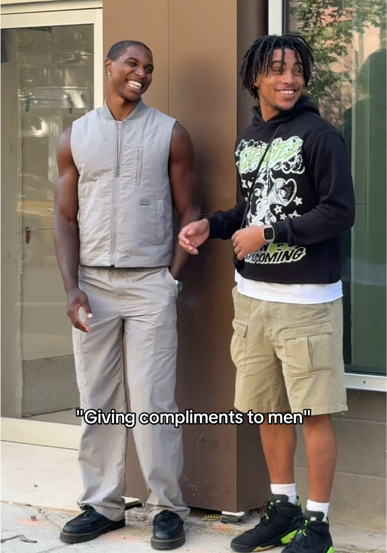 Giving compliments to men