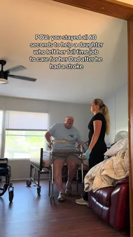 He comes first #strokesurvivor #dad #caretaker #pleasegoviral #god 