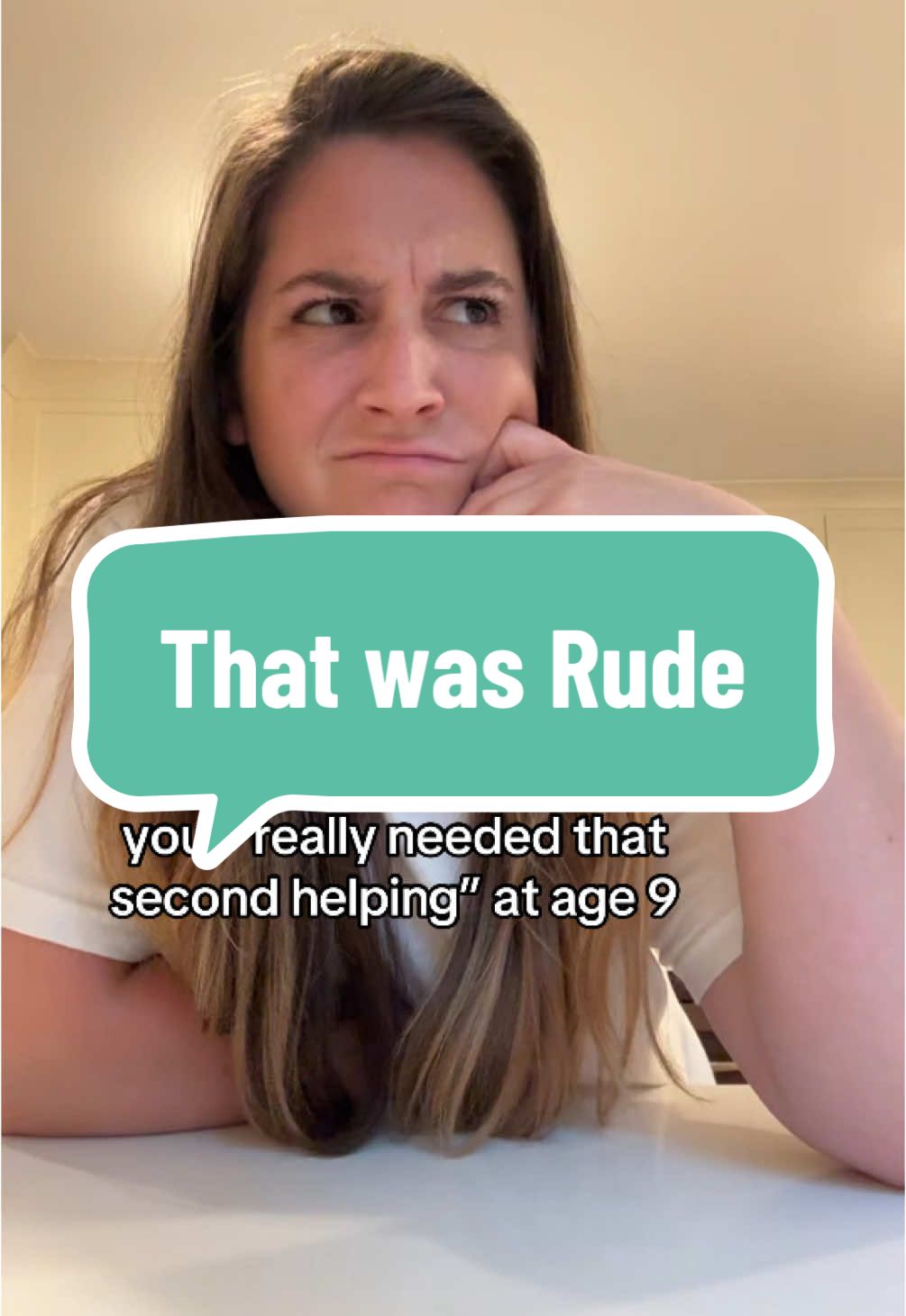 So many people still healing from comments that should’ve never been made. #InnerChildHealing #FoodGuilt #AntiDietCulture #NutritionTikTok #ThatWasRude