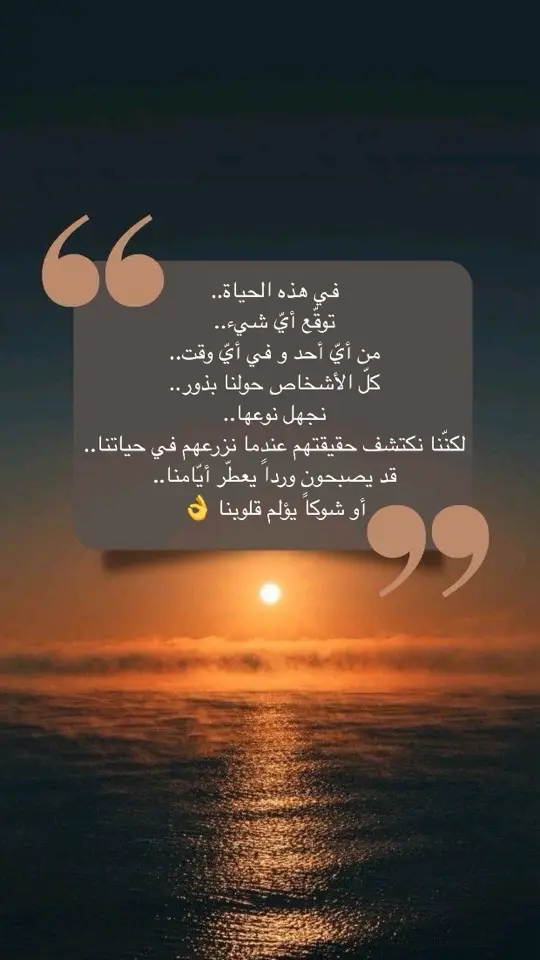 توقع اي شيء