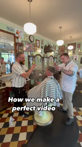This is how we make them! Thanks for checking us out buddy! You can always hit the follow buttom, it helps us to make more fun and usefull vids!  #barberstation #explorepage #explore #foryou #how #to #video #howto #tutorial #film #barbershop #barber #barbertip #barberfun #barbermeme #funbarber #laugh #unexpected #didnotexpectthat #weekend #bye #bella #saturday #friday #doei 