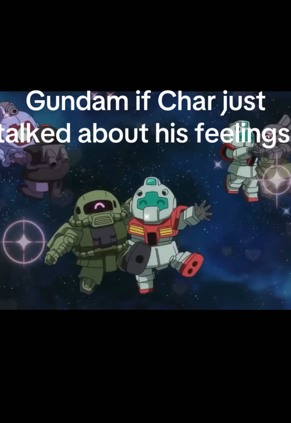 Char’s such a silly billy, killing everyone he ever cared about like that #gundam #gundamcommunity #mobilesuitgundam #charaznable 