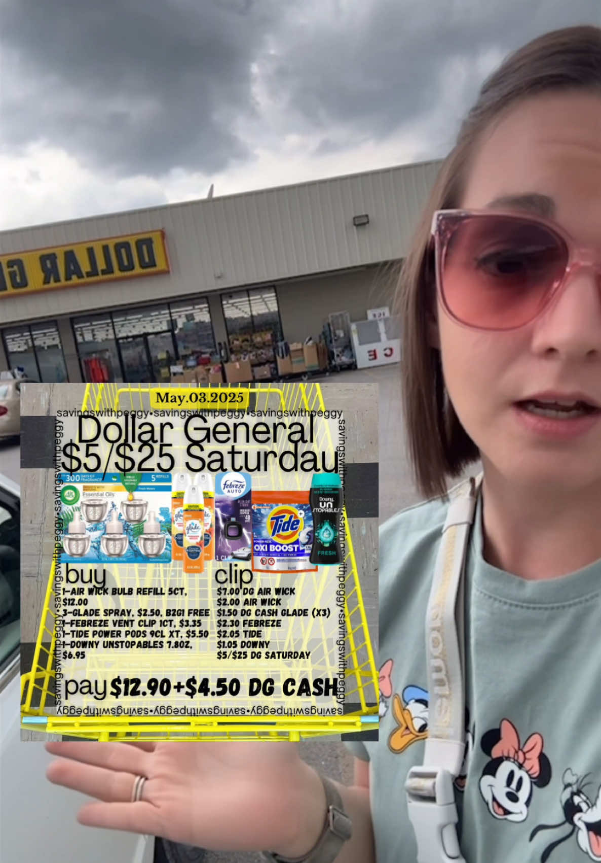 Saturday Dollar General scenario for 5/3 ONLY! All coupons can be found in the DG app. All scenarios already posted to FB&IG💕 #savingswithpeggy #howtocoupon #dollargeneral #savingmoney #couponing 