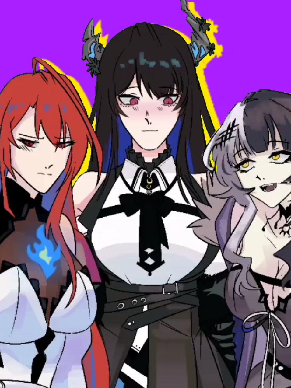 rushed this bcs enreco is coming back and I need to feed my shiobloodraven delusions – #hololive #nerissaravencroft #shiorinovella #elizabethrosebloodflame #shioraven #bloodraven #novelflame #besodetres 