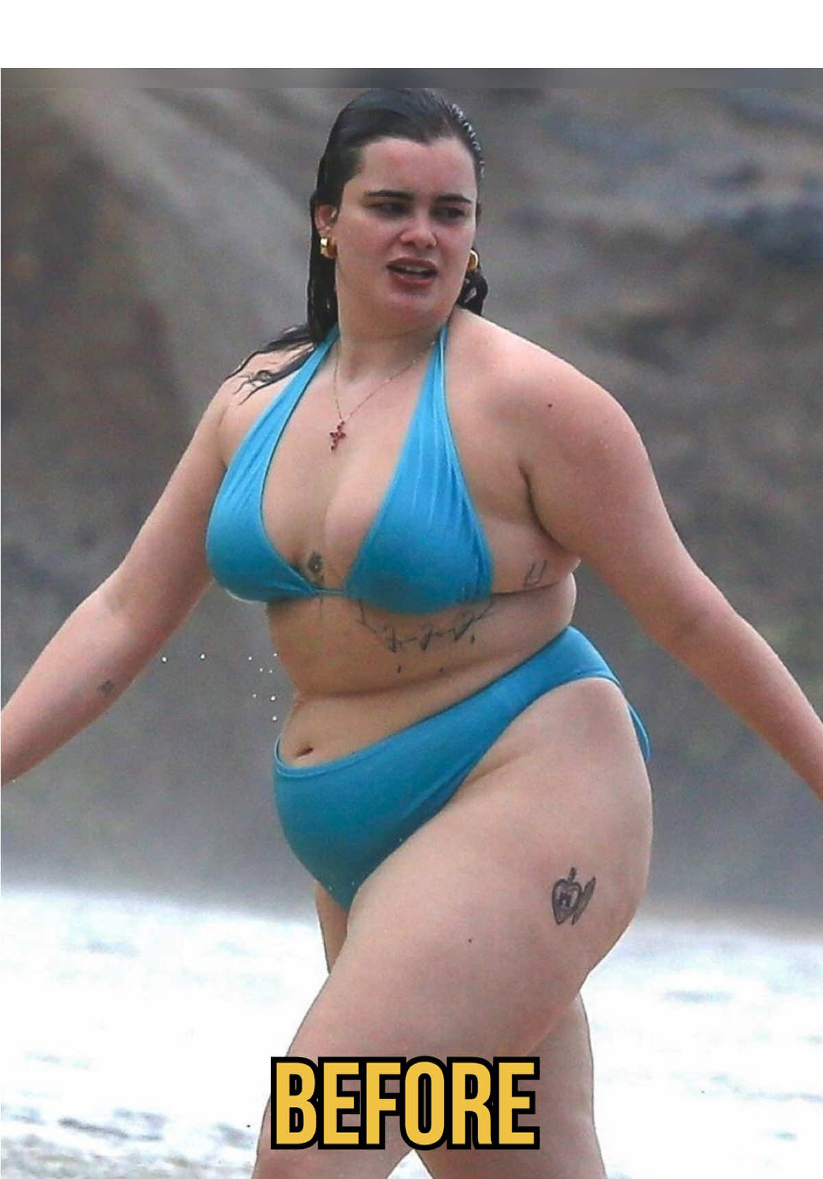 Barbie Ferreira Transformation - Before and After Weight Loss 🤯 #barbieferreira #euphoria #thenandnow #weightlossprogress #transformation 