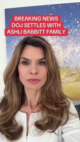 BREAKING NEWS: The DOJ has entered into a settlement with the family of Jan 6 rioters Ashli Babbitt.  #trump #foryou #fyp #jan6 
