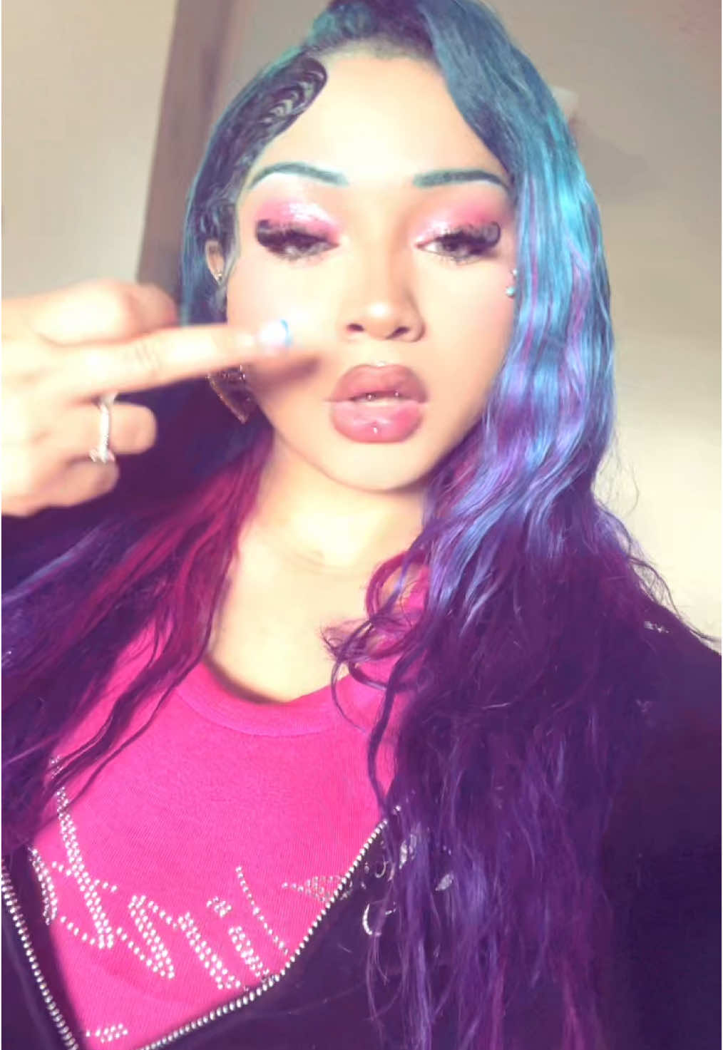 She wanna eat me😛#fyp#fy#foryou #nyc#makeup #hellokitty #954 