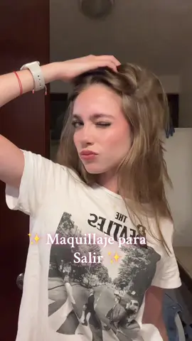 Tuto de mi maquillaje para salir 💗 (Una disculpa por mis caras raras lol, estaba full concentrada) #paratii #maquillaje #grwm 