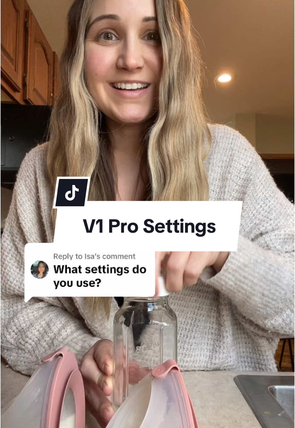 Replying to @Isa these are my V1 Pro settings! “AmundsonV1P” is my code for this pump 🫶🏼 #pumping #pumpingmom #exclusivepumper #exclusivelypumping #pumpandpour #momcozy #momcozypump #momcozybreastpump #momcozyv1pro #wearablepumps 