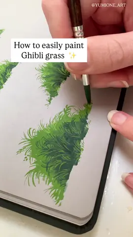 Looks beautiful 💖 . By @yumione_art . . #art #painting #oilpainting #gouacheart #ghibliart