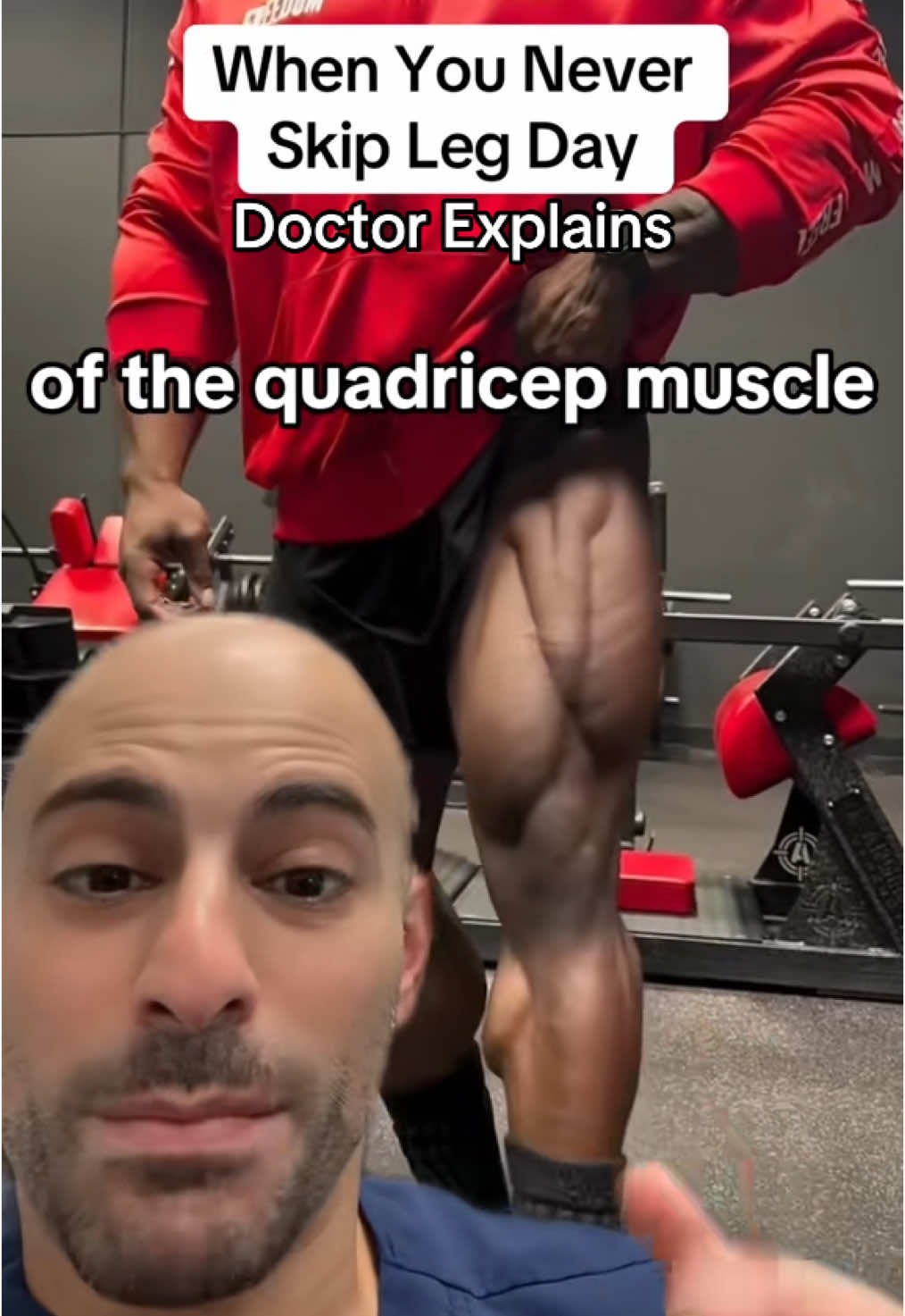 #legday #orthopedics #sports #medicine #doctor #quads 