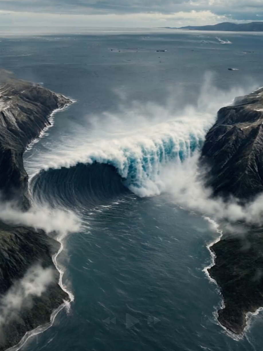 Stay ‘til the end to see it from above 🌊 A POV recreation of the Lituya Bay mega-tsunami, the tallest tsunami in the world, ever recorded — 524 meters (1,720 ft). Created with AI-generated visuals. Experience the most massive wave in history, formed by a colossal rockfall in Alaska’s Lituya Bay in 1958. The ultimate blend of AI storytelling, natural disasters and extreme wave. 🌊The thrill of big waves: nature’s powerful forces Reste jusqu’à la fin pour voir la vague d’en haut 🌊 Reconstitution en POV du méga-tsunami de la baie de Lituya, le plus haut jamais enregistré — 524 mètres. #bigwaves #wavewatching #megatsunami #aigenerated#tsunami