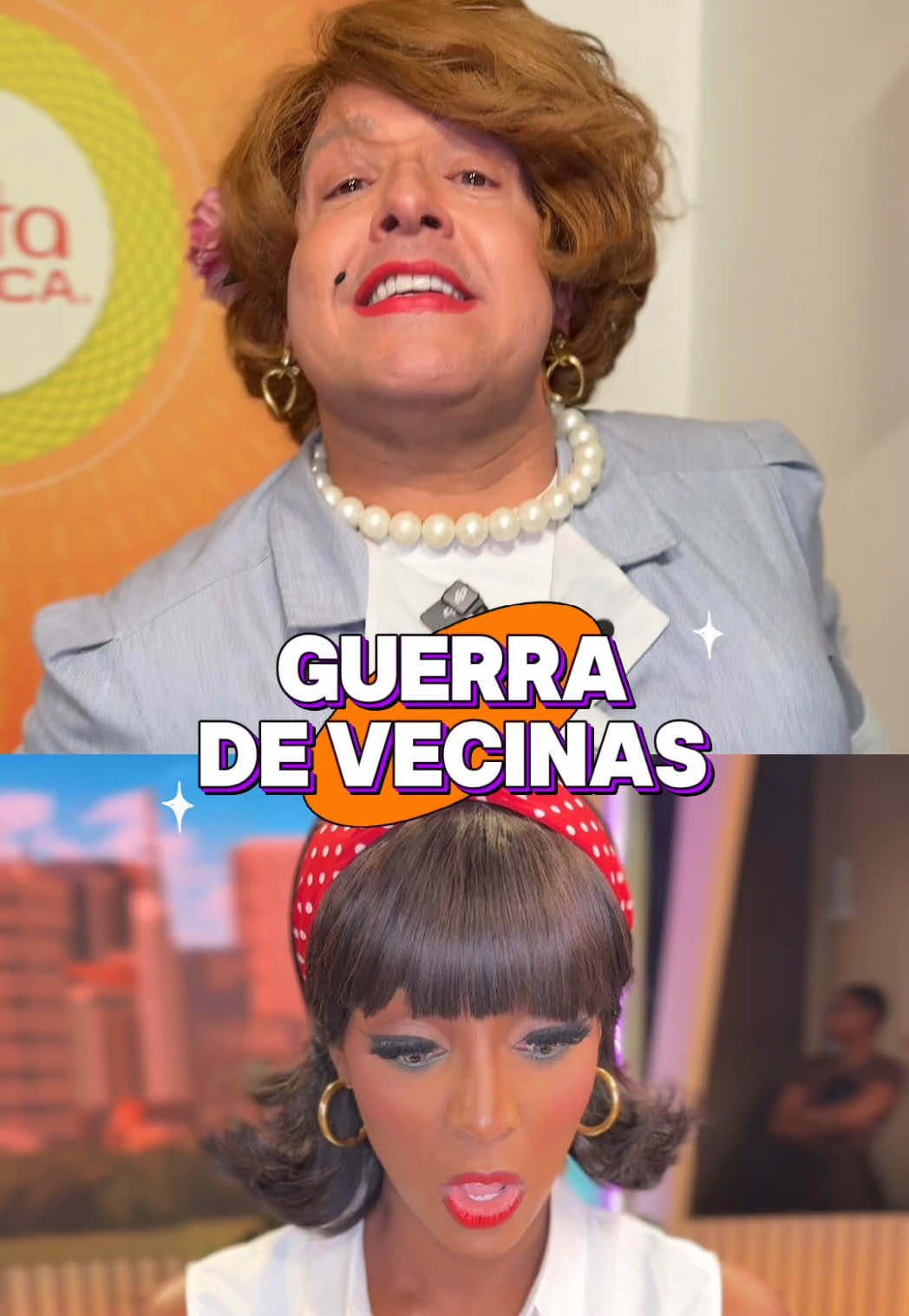 ¡Se armó una guerra de vecinas entre #DoñaMeche y @Amara La Negra ! 😱 ¿Qué dirían @emilioestefan y @gloria_estefan de esto? 🫣🤭 #GuerraDeVecinas #DespiertaAmerica #Desiguales 