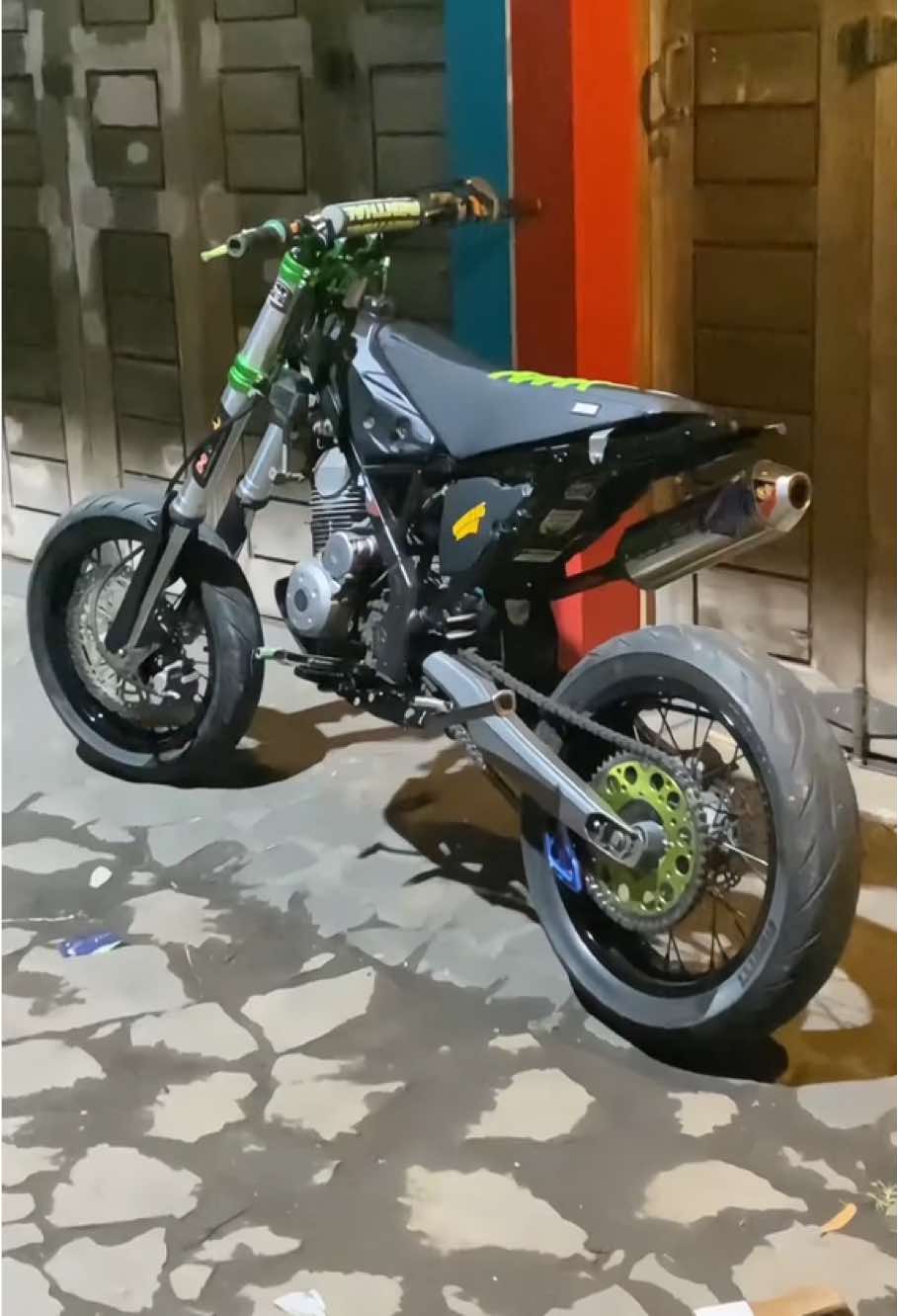😵#SuperMoto #klx 