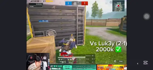 Vs Luk3y (2-1)နိုင်ကြေး သိန်း20#myanmartiktok🇲🇲🇲🇲 #fyppppppppppppppppppppppp #viral #View #tiktok #iloveher 