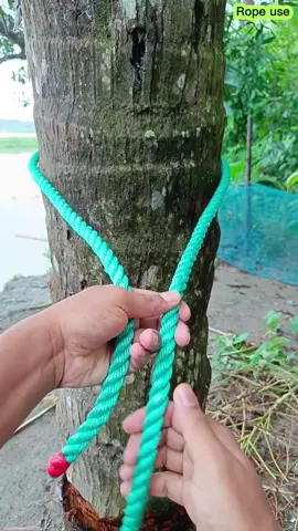 A very popular knot of coarse rope. #ropetrick #usa🇺🇸 #tiktok #fyp #viral #satisfying  #trending #rope #tipsandtricks #Outdoors #bushcraft 