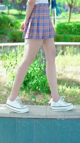 Girls' summer outfits, student J.K. pleated skirts.#jk #jkuniform #jkocori #girls #womensdress #OOTD 