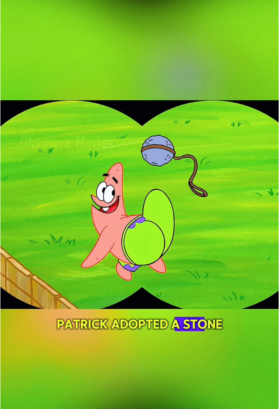 Partick adopted a rock as his pet #foruyou #movie #funnyvideo #spongebob #cartoon #anime 