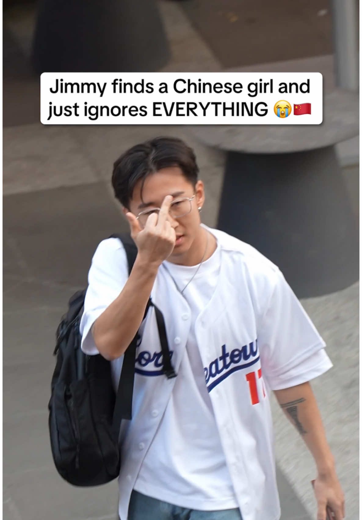 Bro locked in and forgot how to act 😭🇨🇳 #o3 #jimmyzhang #fanfan #ninalin #edwardso #chinesegirl #jimmylockedin #funnyshorts #viralclip #downbad #awkwardenergy @Nina Lin @Edward So @Jimmy Zhang @fanfan! @8nderson 