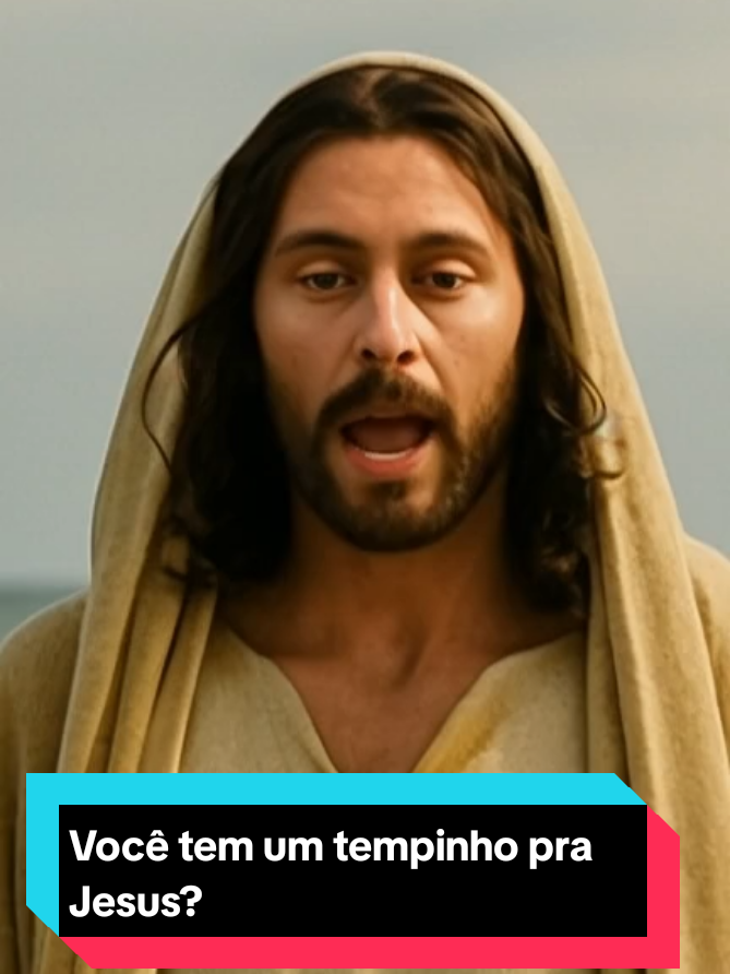 VOCÊ TEM UM TEMPINHO PARA JESUS?? #viralvideos #reflexion #CristãoTikTok #gospel #jesus #f #vidacomdeus 