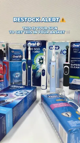 ✨ You know it’s THAT good when it keeps vanishing from shelves 👀 Guess what’s finally here again? 👏🏻 Click the basket now!  #P&GPersonalCare #personalcareroutine #dailyessentials #oralb #SelfCare #oralcare #SwitchToOralBElectric