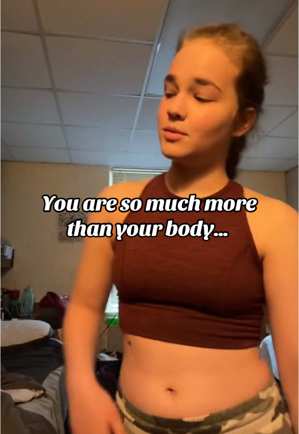 You are so much more than your body 💖 @spencer barbosa🧚🏻 #selflove #happiness 