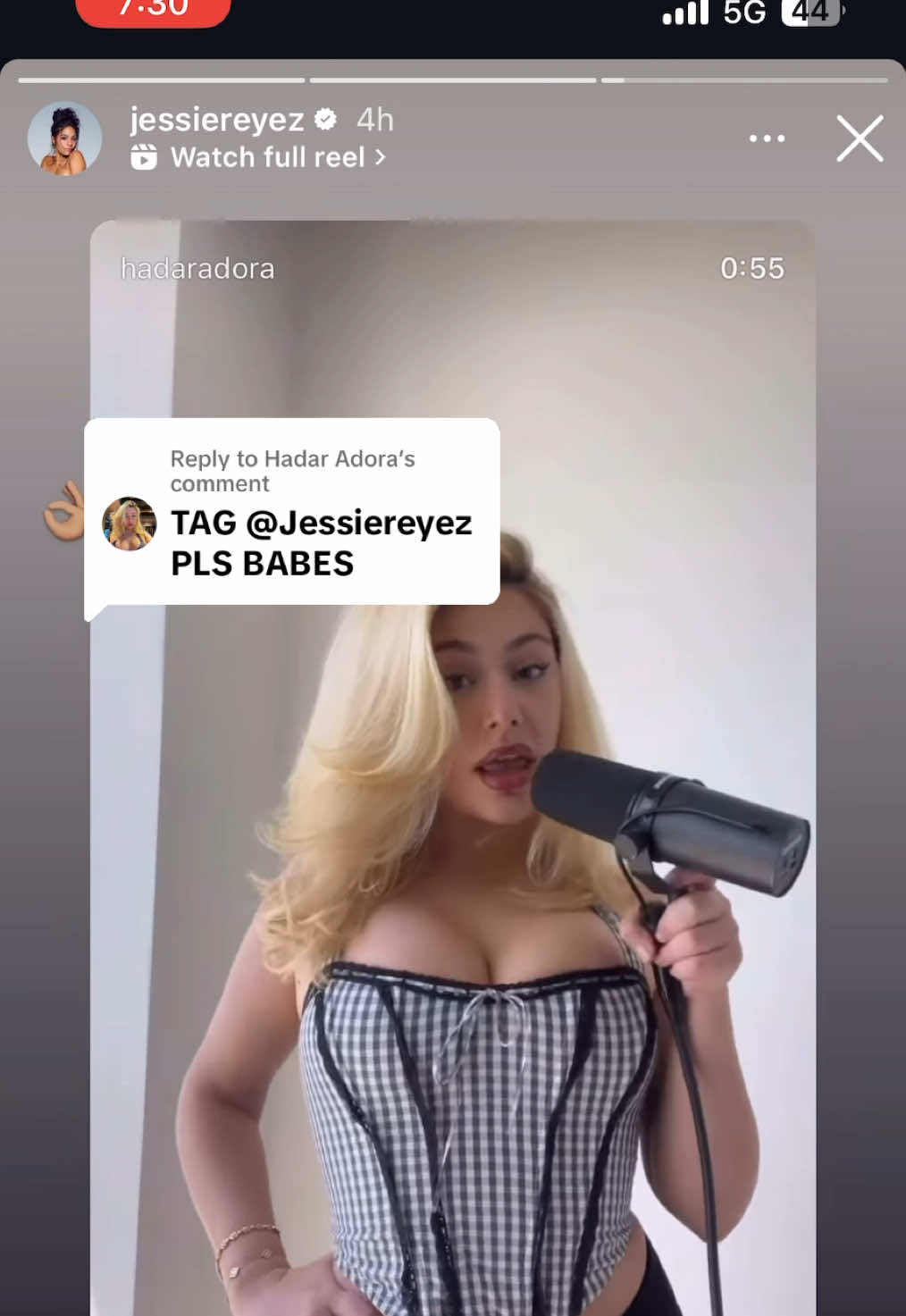 Replying to @Hadar Adora OKAY YES crying 🥲 thank you Jessie 😭😭😭