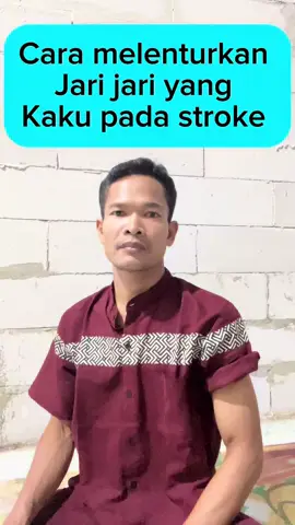 Penanganan tangan kaku pada penderita stroke                                      #Stroke #terapi #pijatrefleksi