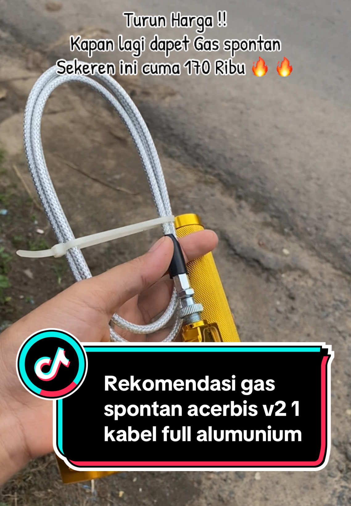 Gas spontan acerbis v2 1 kabel full cnc alumunium ✅ #gasspontan #gasspontanacerbis #acerbis #acerbisv2 #viraltiktok #tiktokfyp #fyptiktok #fypシ゚viral #vidioviral #tiktokviral 