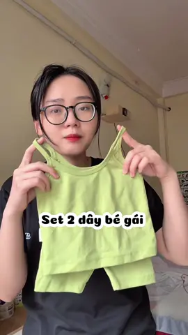 Set 2 dây bé gái xinh , mát lắm các mẹ ơi #setxinhchobe 
