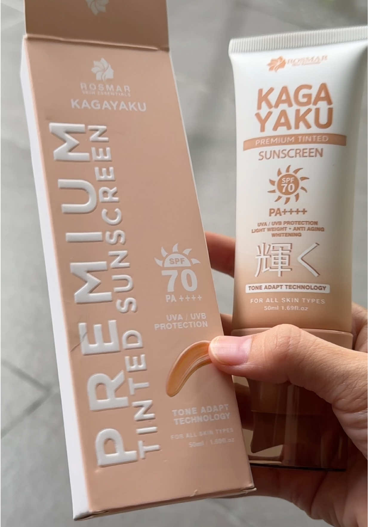 May cooling effect pala tong Kagayaku premium sunscreen ni rosmar. Eto Feedback ko para dito✨ #kagayakupremiumsunscreen #rosmarsunscreen 