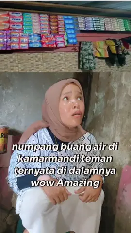 numpang buang air di kamar mandi teman ternyata di dalamnya woww Amazing #komedi #fyppppp #komeditiktok 