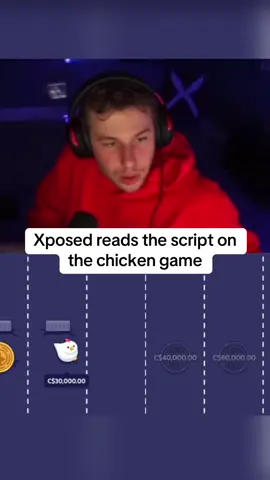 Xposed reads the script on the chicken game #kickstreaming 