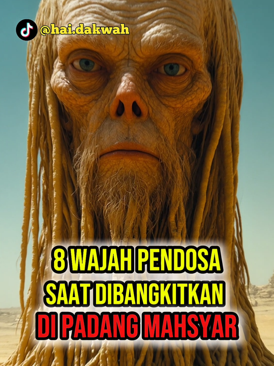 8 Wajah PENDOSA saat BANGKIT DIPADANG MAHSYAR..!! #kisah #kisahislami #akhirat #pendosa #alquran 