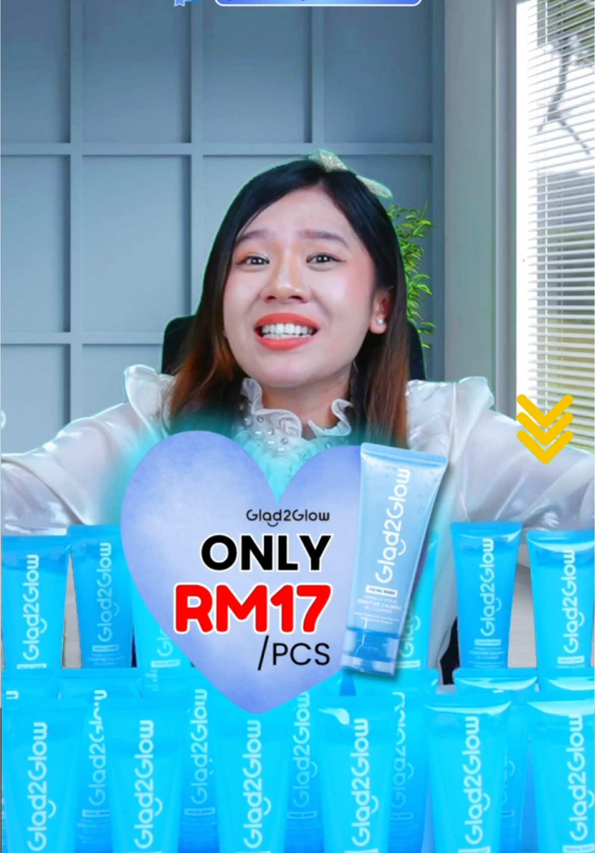 ❤️ NEW LAUNCH 👑 This Sensitive calming cleanser keeps your skin fresh, clean, and ready to glow 💦  #glad2glow #Glad2glowMY #skincare #skincareroutine #malaysiaskincare  #gladtoglowmalaysia #newlaunch  