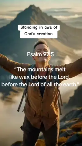 Standing in awe of His creation.  #Psalm97 #MountainTopMoments #FaithInNature #christiantiktokcommunity #ChristianTikTok #foryoupagе 