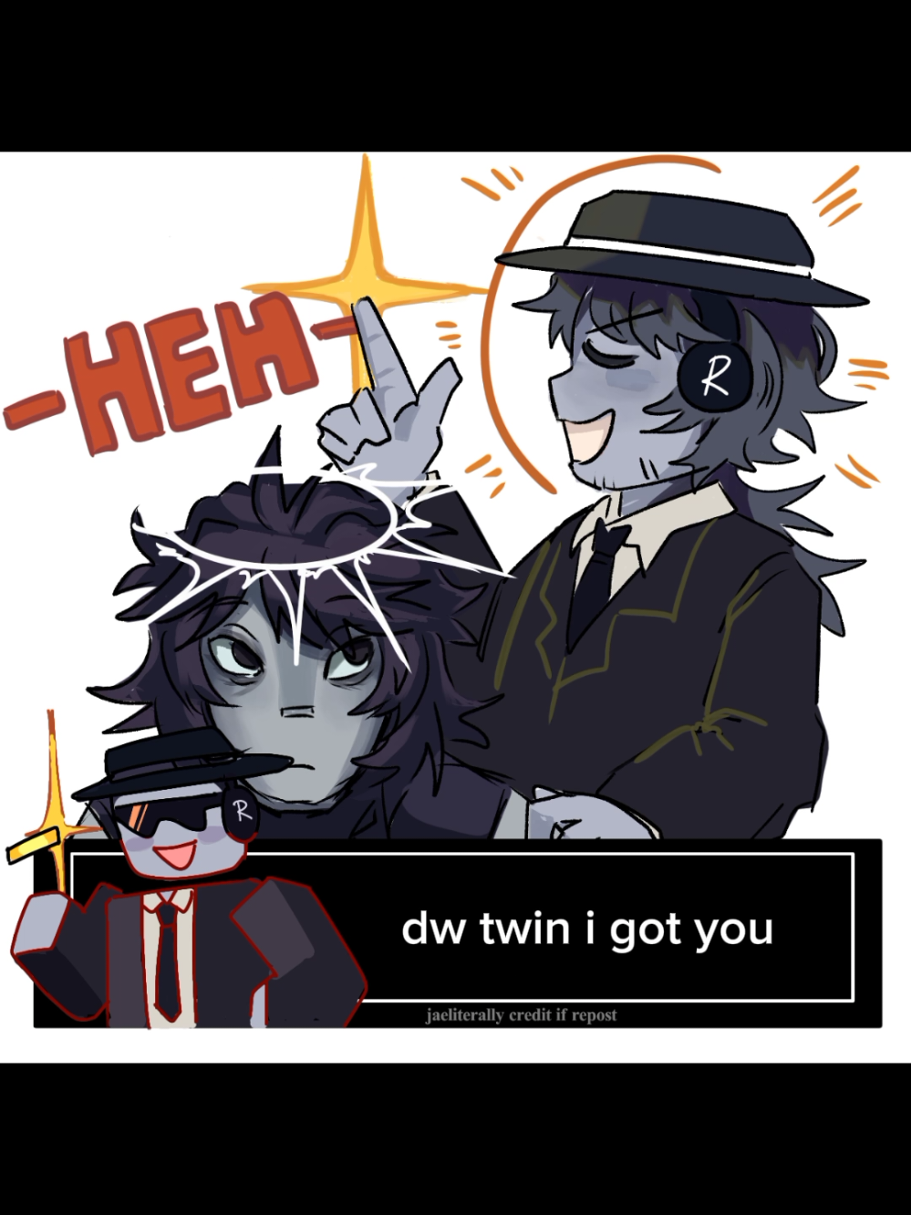 quality frame per sometimes ahh jae . . . i actually do dress up as two time in roblox out of impulsive command at one night and bought his avatar , theres a guy whos wearing a 007n7 avatar that friended me there idk where they are now  . #roblox #forsaken #twotime #chance #twotimeforsaken #chanceforsaken #forsakenroblox #robloxfanart #sleepphonk #artshitpost #recommendations #suggestions 
