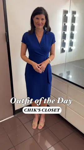 This busy week is in the books!  I dressed for comfort…again!  👗: T Tahari  💎: Kendra Scott @Kendra Scott  👡: Charles by Charles David @Charles David Shoes  #GRWM #OOTD    #ChiksCloset  #fashion #fashionstyle  #style #tvnews #tvmeteorologist
