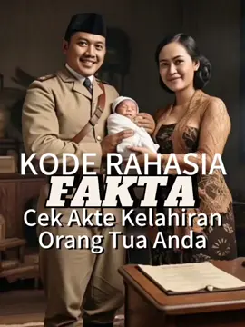 Apakah betul Fakta ada kode rahasia di akte kelahiran anda yang menentukan status orang tua sebelumnya? #fyi #fyp #akte #sejarah #lahir #kelahiran #viral #trend #viraltiktok 