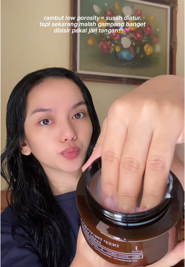 aku si males ke salon, mendingan perawatan di rumah aja, rambut jadi gampang banget diaturnya pake inii💗 @By Jevarine #RambutRusak #RambutKering #DeepTreatmentHairMask #Haircare #Jevarine 