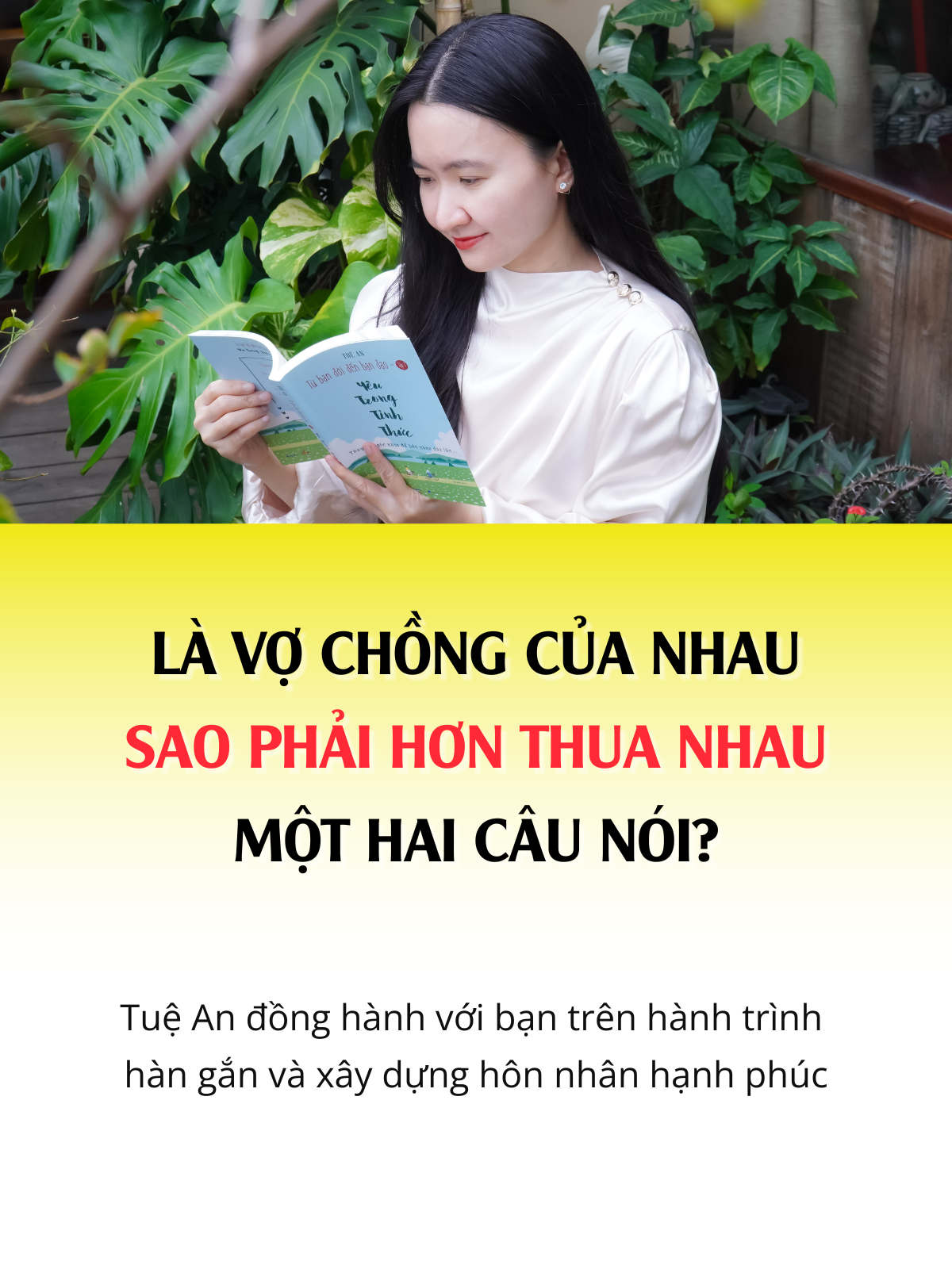Là vợ là chồng sao lại phải hơn thua nhau một vài câu nói! - Tuệ An đồng hành cùng bạn trên hành trình hàn gán và xây dựng hôn nhân hạnh phúc #coachtuean #honnhan #giadinh #tinhyeu #sach