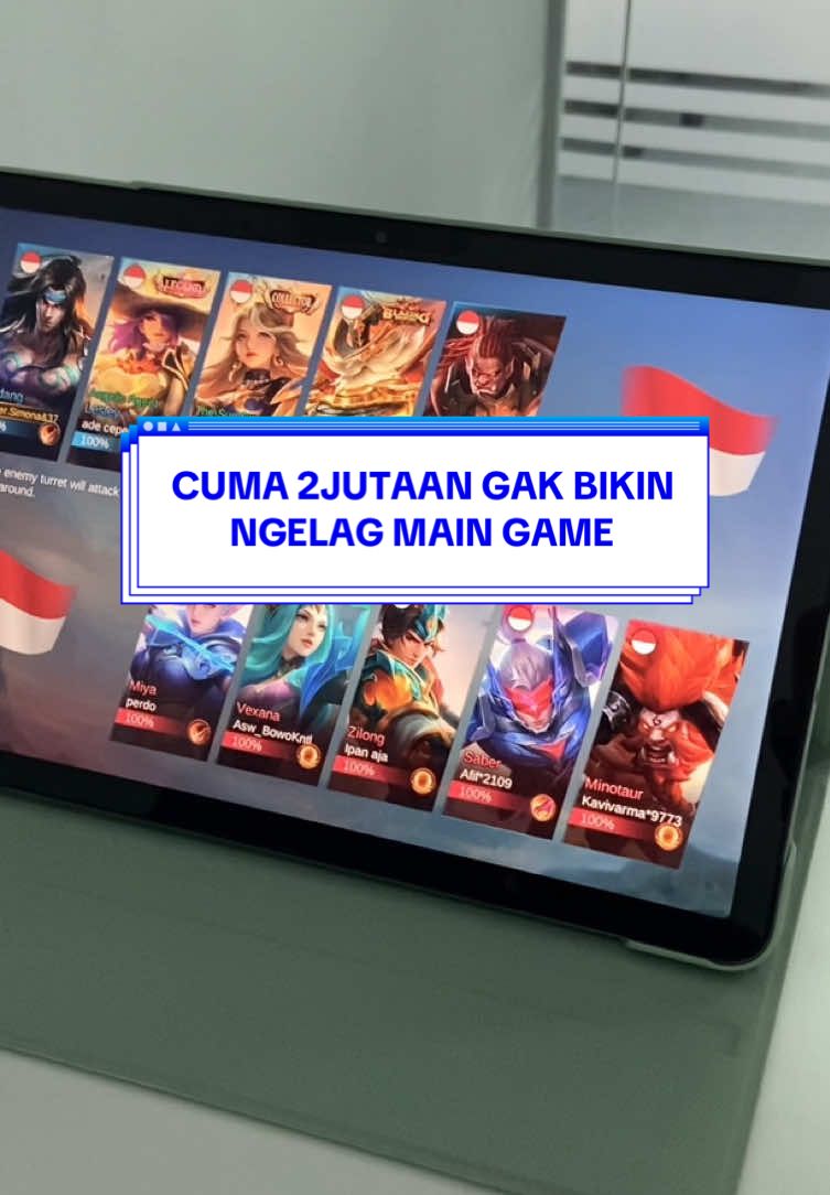 Anti ngelag-lag club buat main game🤩 #megapad11 #megapad11tecno #mobilelegend #ipadgaming #ipadgames #tecnojabodetabek 