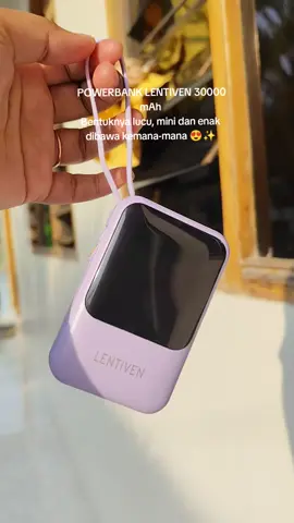 POWERBANK Lentiven 30000 mAh 😍✨ #powerbank #powerbankmurah #powerbankviral #powerbankmini #lentivenpowerbank30000mah #fyp 