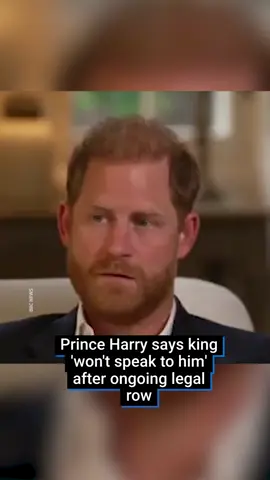 Prince Harry has said his father, King Charles, no longer talks to him. The Duke of Sussex has opened up about the years-long tension with his family shortly after losing a legal battle over his reduced security yesterday. The Court of Appeals dismissed Harry’s legal challenge against the government over his publicly funded security. #princeharry #uknews #kingcharles #royalfamily